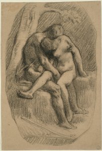 Los amantes de Jean Francois Millet