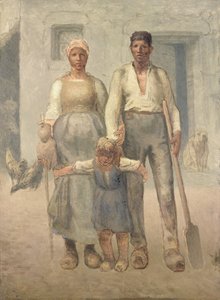 La familia campesina de Jean Francois Millet