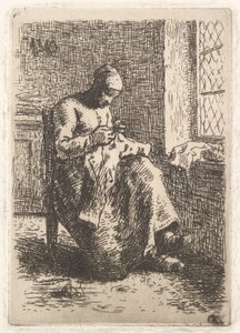 La costurera de Jean Francois Millet