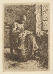 El Alcantarillero, 1855 de Jean Francois Millet