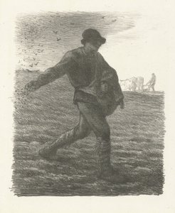 El sembrador, 1851 de Jean Francois Millet