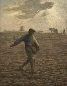 El sembrador, c.1865 de Jean Francois Millet