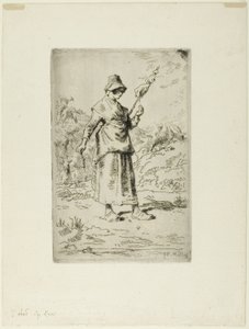 La hilandera de Jean Francois Millet
