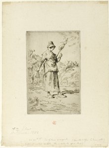 La hilandera de Jean Francois Millet