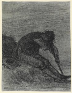 El segador cansado de Jean Francois Millet