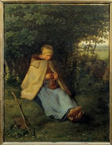 La tejedora de Jean Francois Millet
