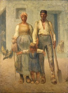 La familia campesina, 1871-72 de Jean Francois Millet