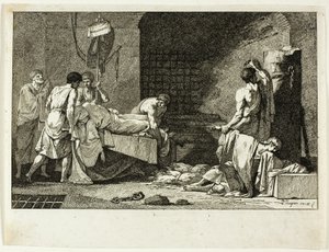 Devoción de Cimon o Funeral de Miltiades de Jean François Pierre Peyron