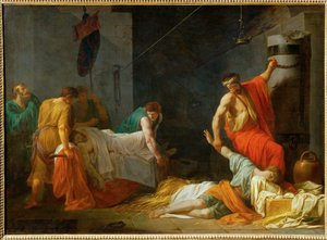 Les funerailles de Miltiade - Los funerales de Milcíades ... de Jean François Pierre Peyron