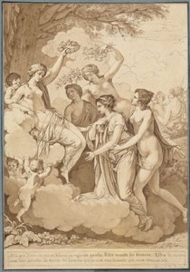 Venus y las Gracias Coronando a Thémire de Jean François Pierre Peyron