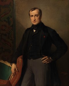 El pintor Paul Delaroche (óleo sobre lienzo) de Jean Francois Portaels