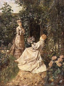 En el jardín de Jean Francois Raffaelli