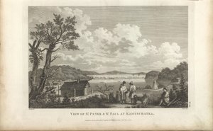 Vista del puerto de Petropavlovsk, 1780s de Jean Francois de Galaup La Perouse