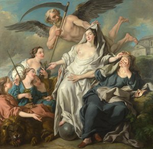 El tiempo desvela la verdad de Jean François de Troy