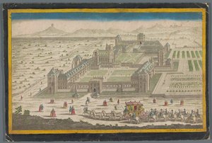 Vista del castillo de Vincennes de Jean François Daumont