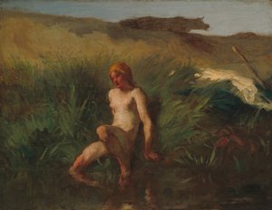 La bañista de Jean Francois Millet