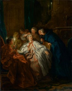 Antes del Baile, 1735 de Jean François de Troy