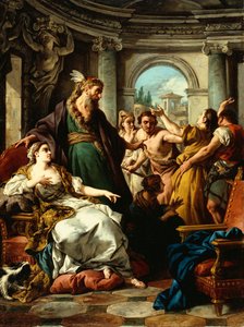José acusado por la esposa de Potifar, 1745 de Jean François de Troy