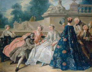 Declaración de amor. 1731 de Jean François de Troy