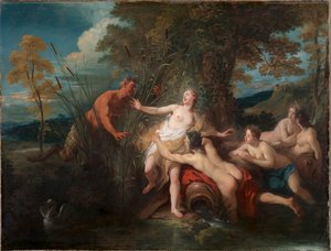 Pan and Syrinx de Jean François de Troy