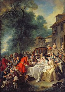 El almuerzo de caza de Jean François de Troy