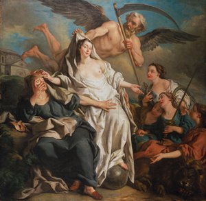 El tiempo desvelando la verdad, 1733 de Jean François de Troy