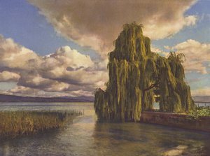 Suiza: En el lago de Zúrich (foto en color)