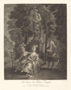 La velada del Palais Royal de Jean Gabriel Caquet after François André Vincent