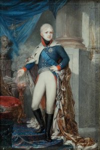 Retrato del emperador Alejandro I 1777-1825, principios de 1800 de Jean Gerin