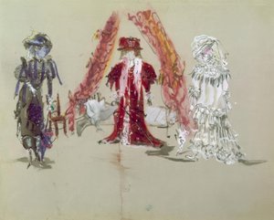 Diseño de Escenografía con Figuras para el Estreno