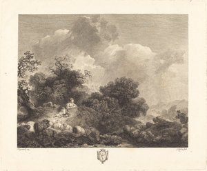 Annette a los quince años de Jean Godefroy after Jean Honoré Fragonard