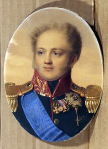 Retrato del emperador Alejandro I de Rusia (A. Pavlovich Romanov)