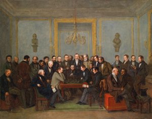 Partida épica de ajedrez entre Pierre Saint Amant y Howard Staunton en 1843 de Jean Henri Marlet