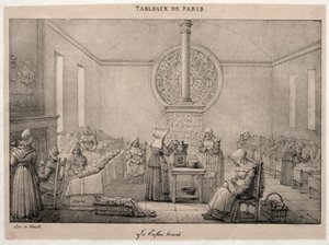 Escenas de París: El Hospital de Niños Expósitos de Jean Henri Marlet