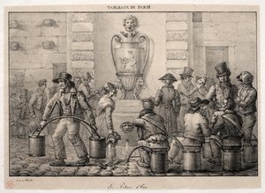 Escenas de París: Los aguadores de Jean Henri Marlet
