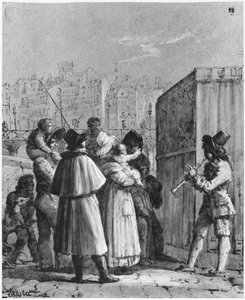 El titiritero en el Pont Neuf de Jean Henri Marlet