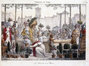 El mercado de flores de Jean Henri Marlet