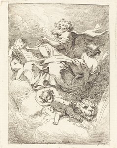 San Marcos de Jean Honoré Fragonard after Giovanni Lanfranco