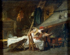 En la estufa de Jean Honore Fragonard
