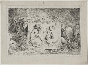 Bacanales: la familia del sátiro de Jean Honore Fragonard