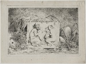 Bacanales: La familia de los sátiros, 1763 de Jean Honore Fragonard