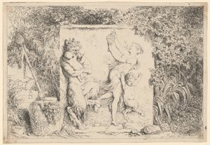 Danza de los sátiros de Jean Honore Fragonard