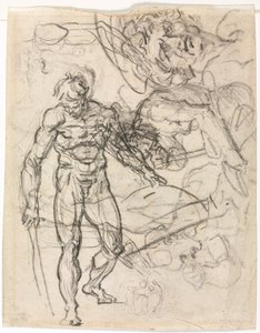Estudios de figuras (verso) de Jean Honore Fragonard