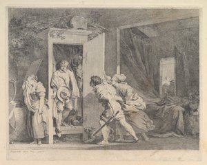 El Armario, 1778 de Jean Honore Fragonard