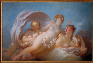 Las tres gracias de Jean Honore Fragonard