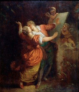Juramento de amor, mediados del siglo XVIII de Jean Honore Fragonard