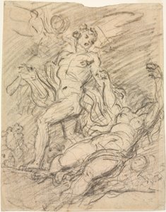 Orfeo y Eurídice (anverso) de Jean Honore Fragonard