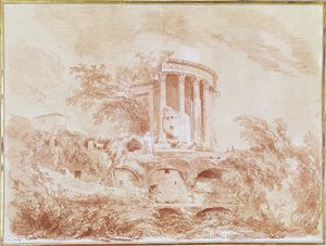 Templo de la Sibila en Tívoli de Jean Honore Fragonard