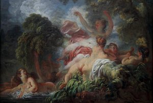 Los bañistas de Jean Honore Fragonard