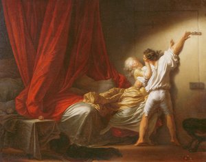 El cerrojo, c.1778 de Jean Honore Fragonard